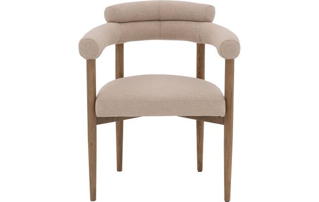 Goossens excellent eetkamerstoel splinter beige stof - 8235283-goossens-excellent-splinter-eetkamerstoel-stof-bruin-03