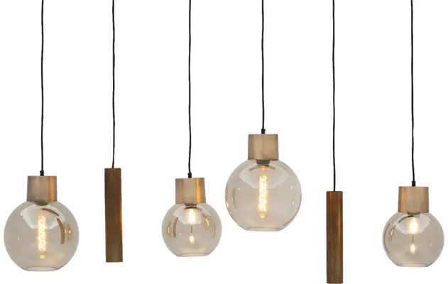 Goossens hanglamp aurora zwart metaal - 8235336-05