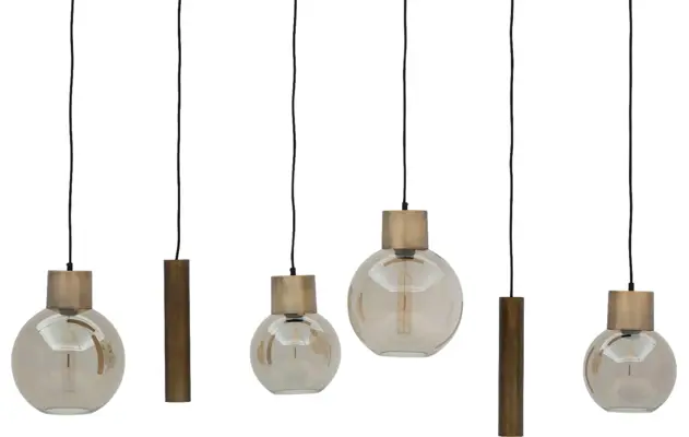 Goossens hanglamp aurora zwart metaal - 8235336-06