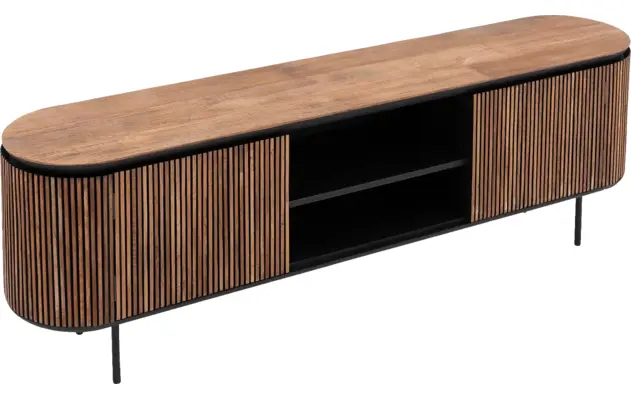 Goossens tv meubel adel bruin teak - 8235523-goossens-adel-tv-meubel-teak-bruin-07