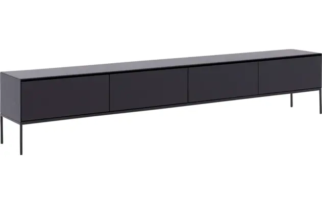 Goossens excellent tv meubel vic zwart eiken - 8235544-goossens-vic-tv-meubel-eiken-zwart-04