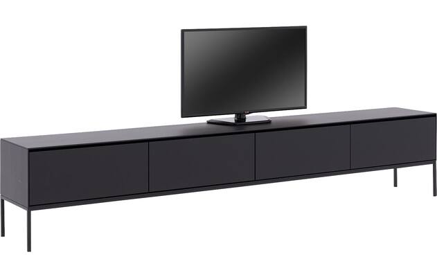 Goossens excellent tv meubel vic zwart eiken - 8235544-goossens-vic-tv-meubel-eiken-zwart-05