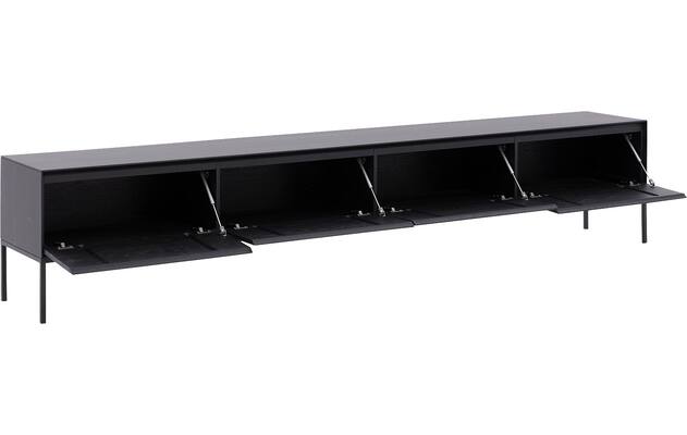 Goossens excellent tv meubel vic zwart eiken - 8235544-goossens-vic-tv-meubel-eiken-zwart-06