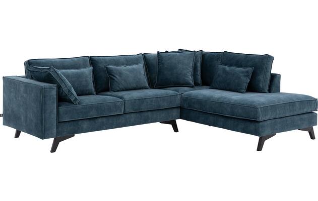 Goossens hoekbank chambre blauw stof - 8235555-goossens-chambre-bank-stof-blauw-02