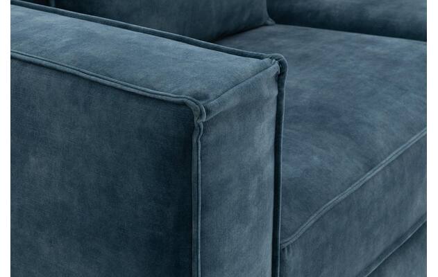 Goossens hoekbank chambre blauw stof - 8235555-goossens-chambre-bank-stof-blauw-08
