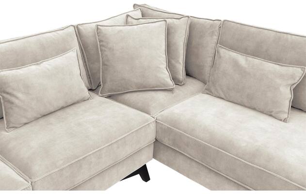 Goossens hoekbank chambre bruin stof - 8235559-goossens-chambre-bank-stof-bruin-06