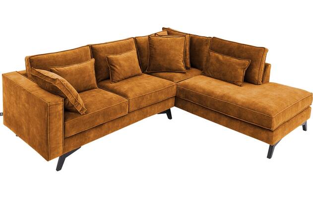Goossens hoekbank chambre geel stof - 8235561-goossens-chambre-bank-stof-geel-03