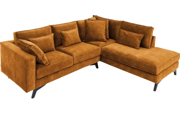 Goossens hoekbank chambre geel stof - 8235561-goossens-chambre-bank-stof-geel-03