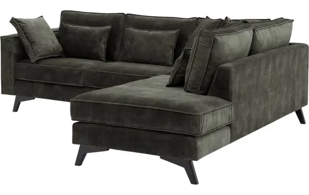 Goossens hoekbank chambre groen stof - 8235563-goossens-chambre-bank-stof-groen-04
