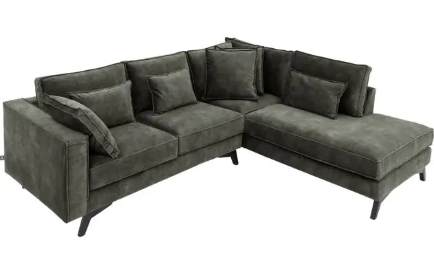 Goossens hoekbank chambre groen stof - 8235563-goossens-chambre-bank-stof-groen-05