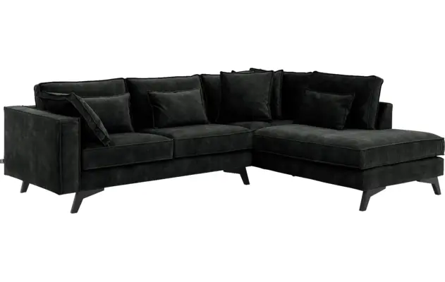 Goossens hoekbank chambre zwart stof - 8235564-goossens-chambre-bank-stof-zwart-02