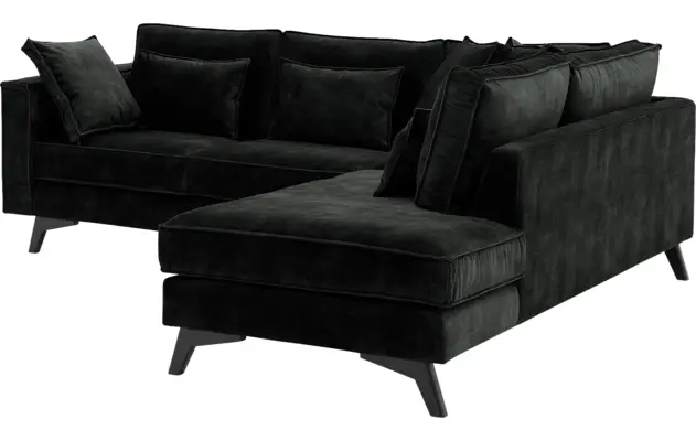 Goossens hoekbank chambre zwart stof - 8235564-goossens-chambre-bank-stof-zwart-04