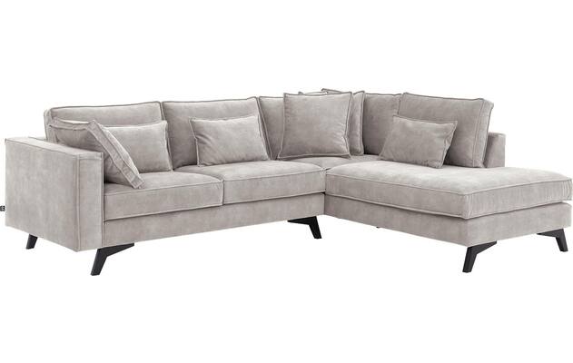 Goossens hoekbank chambre grijs stof - 8235566-goossens-chambre-bank-stof-grijs-02