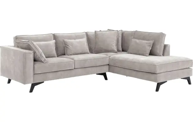 Goossens hoekbank chambre grijs stof - 8235566-goossens-chambre-bank-stof-grijs-02