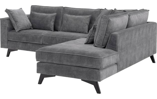 Goossens hoekbank chambre grijs stof - 8235567-goossens-chambre-bank-stof-grijs-04