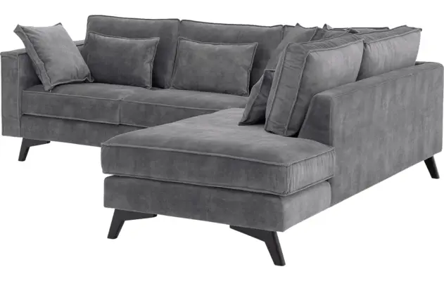 Goossens hoekbank chambre grijs stof - 8235567-goossens-chambre-bank-stof-grijs-04