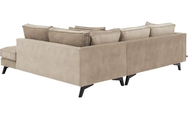 Goossens hoekbank chambre beige stof - 8235571-goossens-chambre-bank-stof-bruin-03