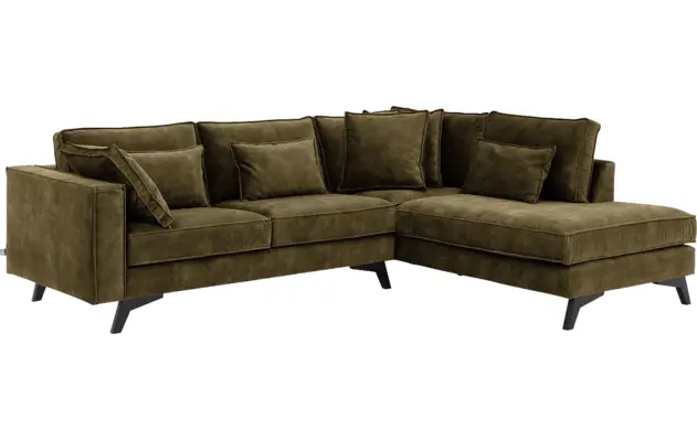 Goossens hoekbank chambre groen stof - 8235574-goossens-chambre-bank-stof-groen-02
