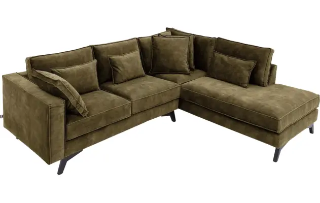 Goossens hoekbank chambre groen stof - 8235574-goossens-chambre-bank-stof-groen-05