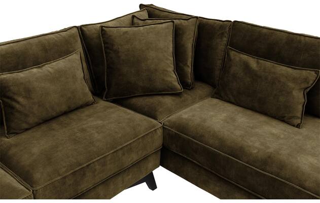 Goossens hoekbank chambre groen stof - 8235574-goossens-chambre-bank-stof-groen-06