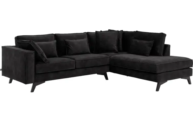 Goossens hoekbank chambre grijs stof - 8235575-goossens-chambre-bank-stof-grijs-02