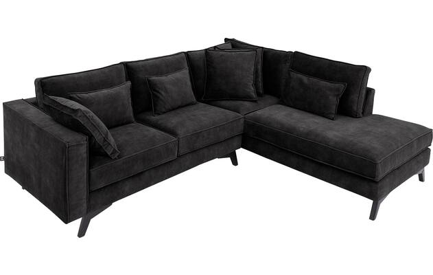 Goossens hoekbank chambre grijs stof - 8235575-goossens-chambre-bank-stof-grijs-05