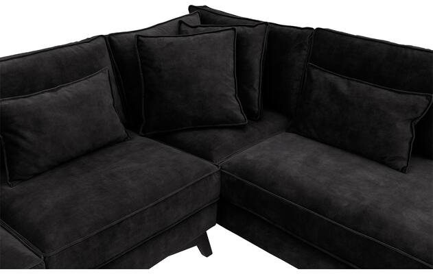 Goossens hoekbank chambre grijs stof - 8235575-goossens-chambre-bank-stof-grijs-06