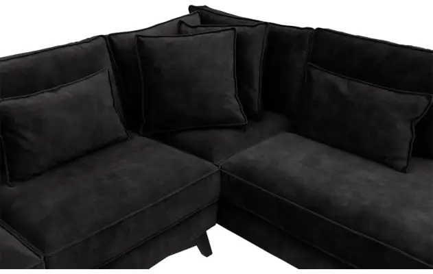 Goossens hoekbank chambre grijs stof - 8235575-goossens-chambre-bank-stof-grijs-06