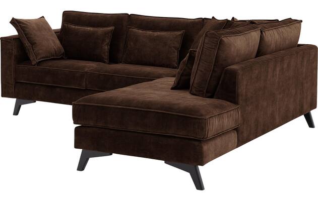 Goossens hoekbank chambre bruin stof - 8235576-goossens-chambre-bank-stof-bruin-04