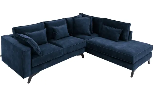 Goossens hoekbank chambre blauw stof - 8235578-goossens-chambre-bank-stof-blauw-05