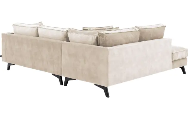 Goossens hoekbank chambre beige stof - 8235581-goossens-chambre-bank-stof-bruin-03
