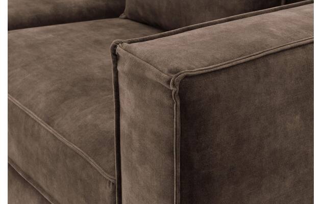Goossens hoekbank chambre bruin stof - 8235583-goossens-chambre-bank-stof-bruin-07