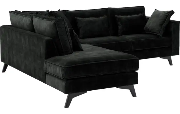Goossens hoekbank chambre zwart stof - 8235589-goossens-chambre-bank-stof-zwart-04