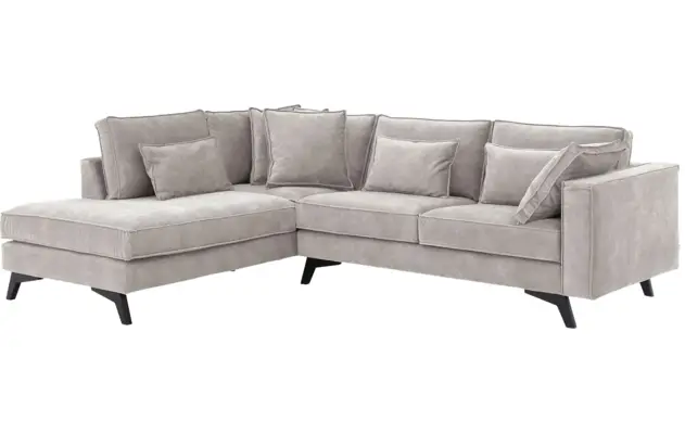 Goossens hoekbank chambre grijs stof - 8235591-goossens-chambre-bank-stof-grijs-02