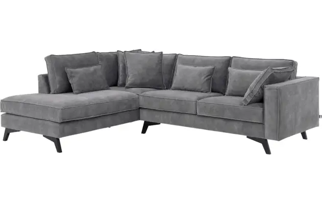 Goossens hoekbank chambre grijs stof - 8235592-goossens-chambre-bank-stof-grijs-02