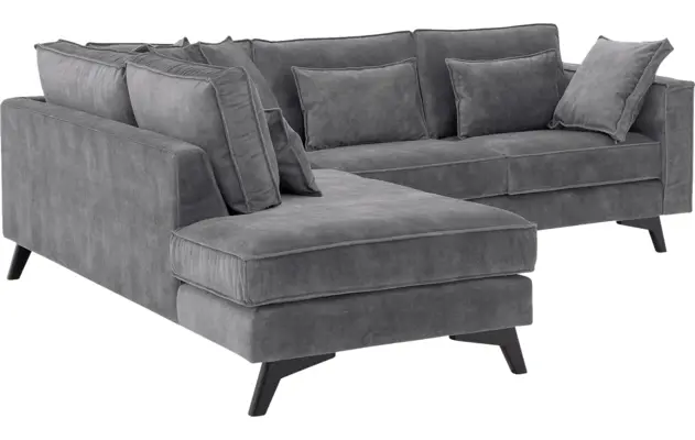 Goossens hoekbank chambre grijs stof - 8235592-goossens-chambre-bank-stof-grijs-04