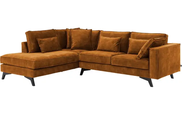 Goossens hoekbank chambre bruin stof - 8235595-goossens-chambre-bank-stof-bruin-02