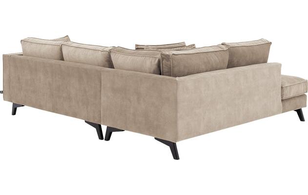 Goossens hoekbank chambre beige stof - 8235596-goossens-chambre-bank-stof-bruin-03