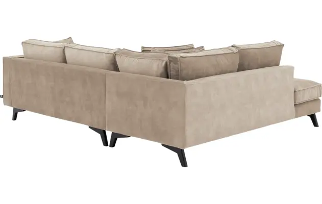 Goossens hoekbank chambre beige stof - 8235596-goossens-chambre-bank-stof-bruin-03