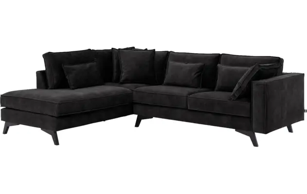 Goossens hoekbank chambre grijs stof - 8235600-goossens-chambre-bank-stof-grijs-02