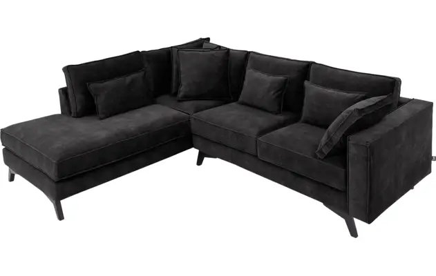 Goossens hoekbank chambre grijs stof - 8235600-goossens-chambre-bank-stof-grijs-05