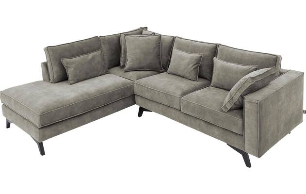 Goossens hoekbank chambre grijs stof - 8235602-goossens-chambre-bank-stof-grijs-05