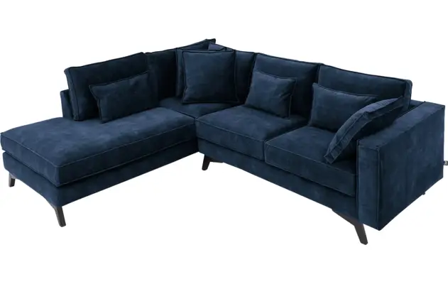 Goossens hoekbank chambre blauw stof - 8235603-goossens-chambre-bank-stof-blauw-05