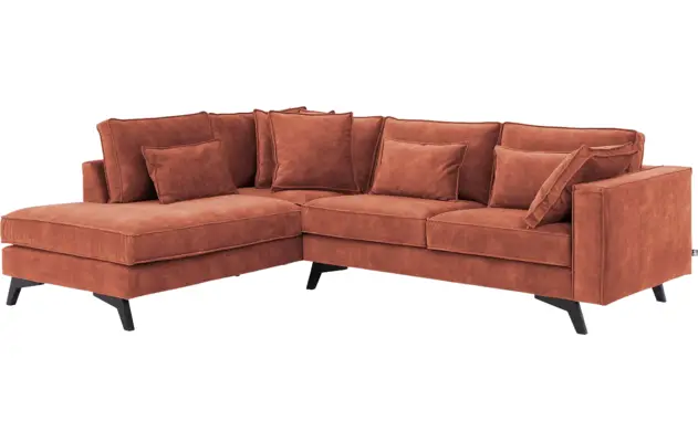 Goossens hoekbank chambre roze stof - 8235604-goossens-chambre-bank-stof-roze-02
