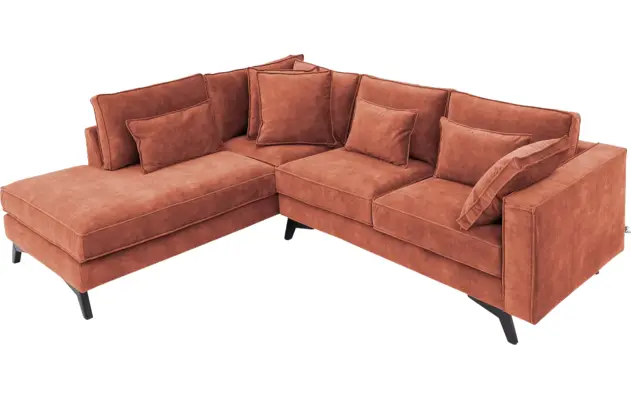 Goossens hoekbank chambre roze stof - 8235604-goossens-chambre-bank-stof-roze-05