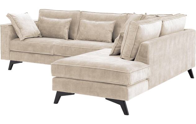 Goossens hoekbank chambre beige stof - 8235606-goossens-chambre-bank-stof-bruin-04