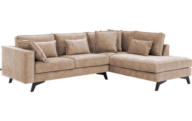 Goossens hoekbank chambre bruin stof - 8235607-goossens-chambre-bank-stof-bruin-02