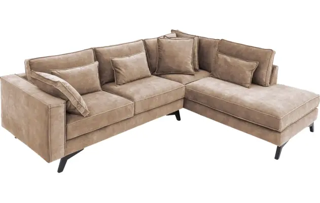 Goossens hoekbank chambre bruin stof - 8235607-goossens-chambre-bank-stof-bruin-05