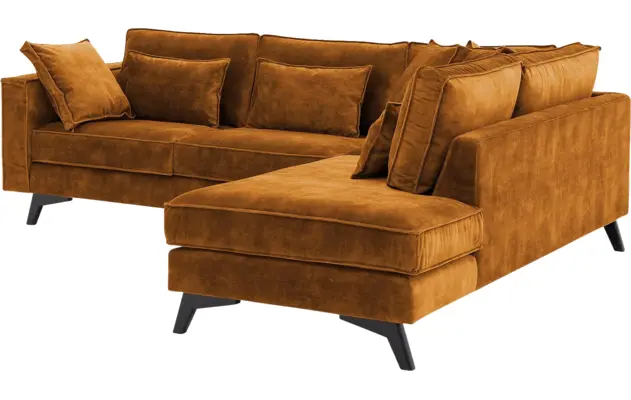Goossens hoekbank chambre geel stof - 8235611-goossens-chambre-bank-stof-geel-04