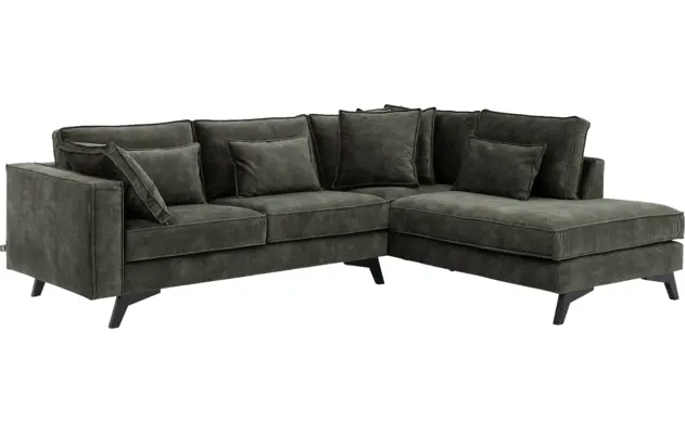 Goossens hoekbank chambre groen stof - 8235613-goossens-chambre-bank-stof-groen-02